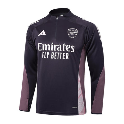 Survetement Arsenal Training Homme/Enfant  2024 2025 Noir / Rose | Foot Sport