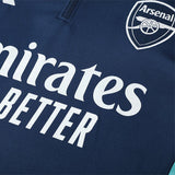 Survetement Arsenal Training Homme/Enfant 2025 2026 Blanc Bleu 3