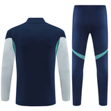Survetement Arsenal Training Homme/Enfant 2025 2026 Blanc Bleu 2
