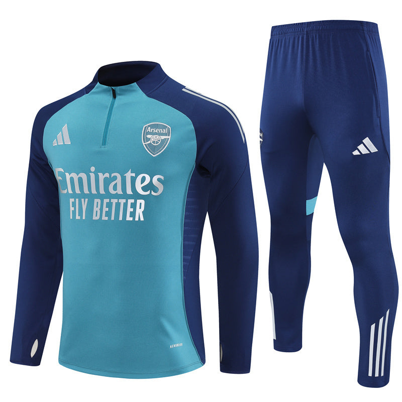 Survetement Arsenal Training Homme/Enfant 2025 2026 Bleu