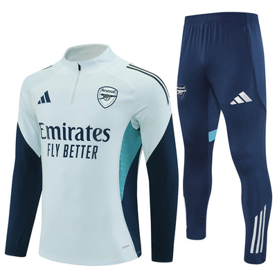 Survetement Arsenal Training Homme/Enfant 2025 2026 Bleu Ciel