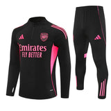 Survetement Arsenal Training Homme/Enfant 2025 2026 Noir Rose 1