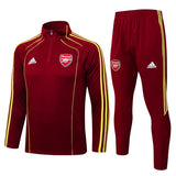 Survetement Arsenal Training Homme/Enfant  2025 2026 Rouge Foncé | Foot Sport 1