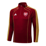 Survetement Arsenal Training Homme/Enfant  2025 2026 Rouge Foncé | Foot Sport 4