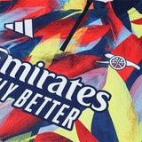 Survetement Arsenal Training Homme/Enfant 2025 2026 Rouge Motif 3