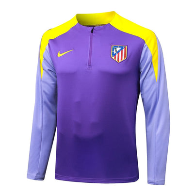Survetement Atletico Madrid Training Homme/Enfant 2025 2026 Violet Jaune | Foot Sport