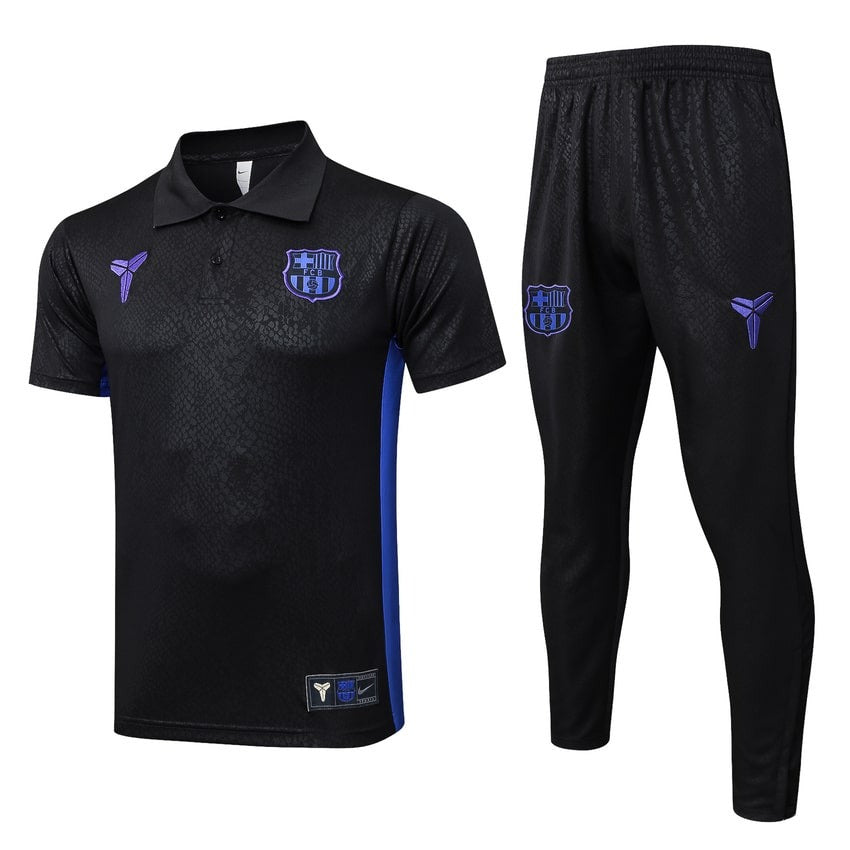 Polo Barcelone Homme 2025 2026 Noir Charbon