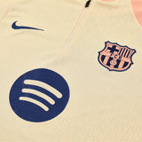 Survetement Barcelone Training Homme/Enfant 2025 2026 Jaune 3