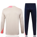Survetement Barcelone Training Homme/Enfant 2025 2026 Beige Rose | Foot Sport 3
