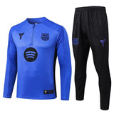 Survetement Barcelone Training Homme/Enfant 2025 2026 Bleu Océan 1