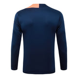 Survetement Barcelone Veste Homme/Enfant 2025 2026 Bleu Orange Clair 4