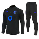 Survetement Barcelone Training Homme/Enfant 2025 2026 Noir [Bleu Label] 1