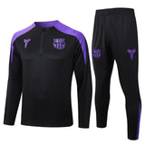 Survetement Barcelone Training Homme/Enfant 2025 2026 Noir Violet | Foot Sport 1