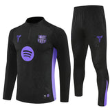 Survetement Barcelone Training Homme/Enfant 2025 2026 Noir 1