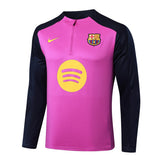 Survetement Barcelone Training Homme/Enfant  2025 2026 Rose Noir | Foot Sport 3