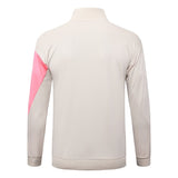 Survetement Barcelone Veste Homme/Enfant  2025 2026 Beige Rose | Foot Sport 4