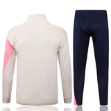 Survetement Barcelone Veste Homme/Enfant  2025 2026 Beige Rose | Foot Sport 3