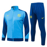 Survetement Barcelone Veste Homme/Enfant 2025 2026 Bleu Clair 1