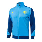 Survetement Barcelone Veste Homme/Enfant 2025 2026 Bleu Clair 3