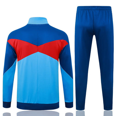 Survetement Barcelone Veste Homme/Enfant 2025 2026 Bleu Clair