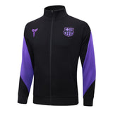 Survetement Barcelone Veste Homme/Enfant  2025 2026 Noir Violet | Foot Sport 2