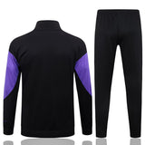 Survetement Barcelone Veste Homme/Enfant  2025 2026 Noir Violet | Foot Sport 3