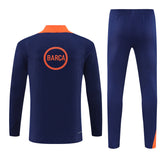 Survetement Barcelone Training Homme/Enfant 2025 2026 Bleu Orange 2