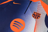 Survetement Barcelone Training Homme/Enfant 2025 2026 Bleu Orange 3