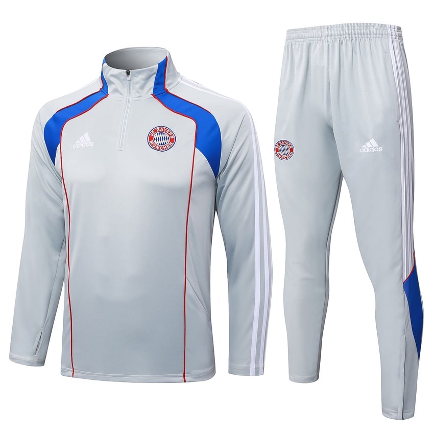 Survetement Bayern Munich Training Homme/Enfant 2025 2026 Gris | Foot Sport