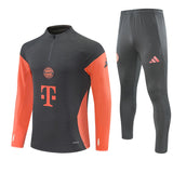 Survetement Bayern Munich Training Homme/Enfant 2025 2026 Gris Sombre 1