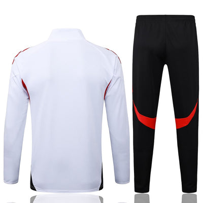 Survetement Bayern Munich Veste Homme/Enfant  2025 2026 Blanc Clair | Foot Sport