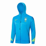 Survetement Bresil Sweat Training Homme/Enfant 2024 2025 Bleu Ciel 3