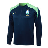 Survetement Bresil Training Homme/Enfant 2024 2025 Bleu Foncé 3