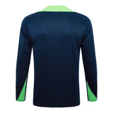 Survetement Bresil Training Homme/Enfant 2024 2025 Bleu Foncé 4