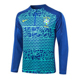 Survetement Bresil Training Homme/Enfant 2024 2025 Bleu Vert 3