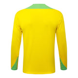 Survetement Bresil Training Homme/Enfant 2024 2025 Jaune 4