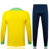 Survetement Bresil Training Homme/Enfant 2024 2025 Jaune 2