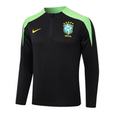 Survetement Bresil Training Homme/Enfant 2024 2025 Noir 3