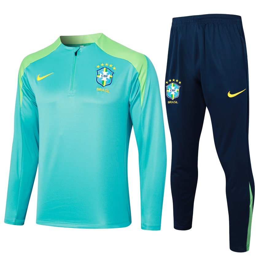 Survetement Bresil Training Homme/Enfant 2024 2025 Vert
