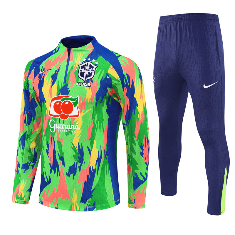 Survetement Bresil Training Homme/Enfant 2025 2026 Vert