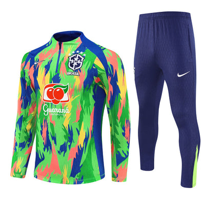 Survetement Bresil Training Homme/Enfant 2025 2026 Vert