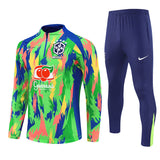 Survetement Bresil Training Homme/Enfant 2025 2026 Vert 1