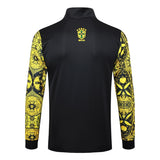 Survetement Bresil Veste Homme/Enfant 2024 2025 Jaune Motif 4