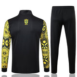 Survetement Bresil Veste Homme/Enfant 2024 2025 Jaune Motif 2
