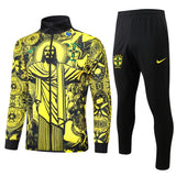 Survetement Bresil Veste Homme/Enfant 2024 2025 Jaune Motif 1