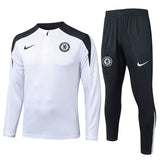 Survetement Chelsea Training Homme/Enfant 2025 2026 Blanc Noir | Foot Sport 1