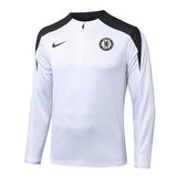 Survetement Chelsea Training Homme/Enfant 2025 2026 Blanc Noir | Foot Sport 2