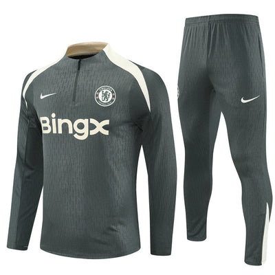Survetement Chelsea Training Homme/Enfant 2025 2026 Vert Foncé