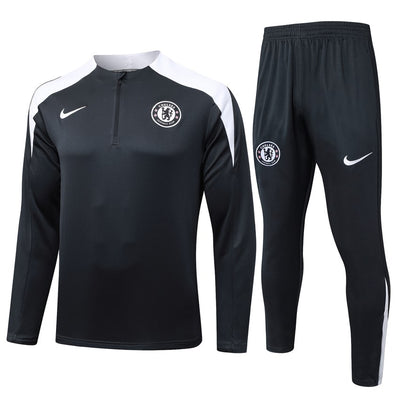 Survetement Chelsea Training Homme/Enfant 2025 2026 Noir Blanc | Foot Sport
