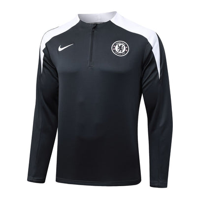 Survetement Chelsea Training Homme/Enfant 2025 2026 Noir Blanc | Foot Sport